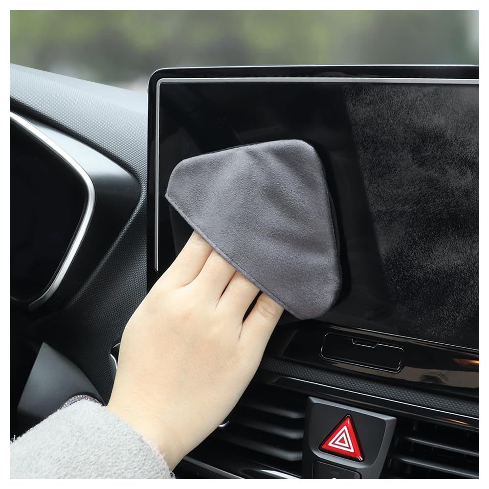 Stacool Car Screen Cleaner Cloth — Double-Sided Microfiber, Dust Removal