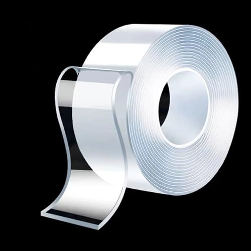 10FT Clear Double-Sided Nano Tape — Heavy Duty Removable Adhesive