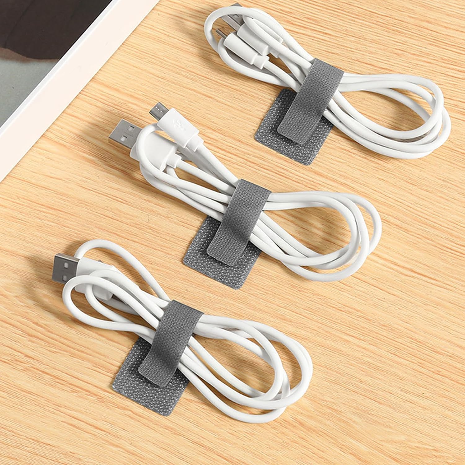 30 PCS Cable Organizer Set — Desktop Cable Management Ties