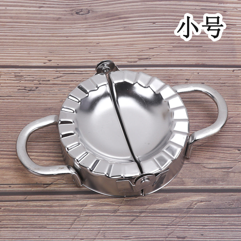 批发304不锈钢包饺子器 切饺子皮模具夹捏水饺模型厨房小工具