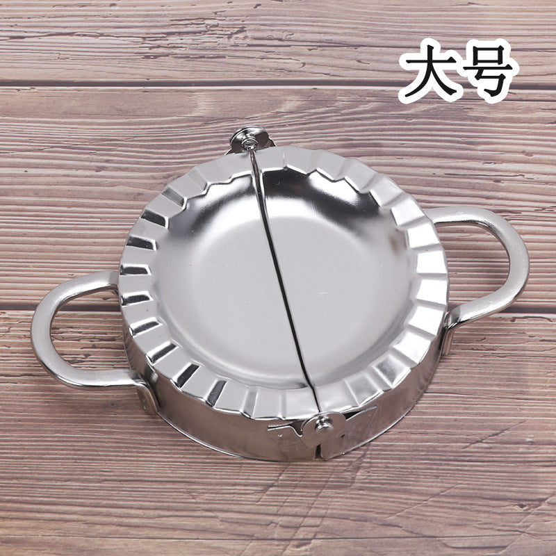 批发304不锈钢包饺子器 切饺子皮模具夹捏水饺模型厨房小工具