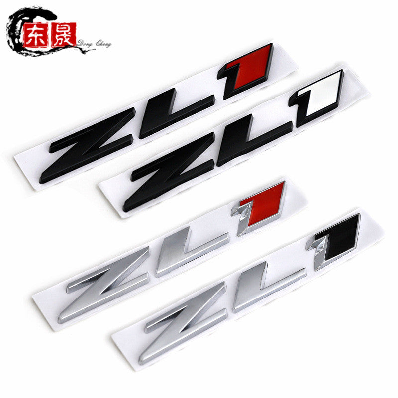 科迈罗ZL1尾箱车标大黄蜂camaro改装专用前中网车标尾箱标车贴标