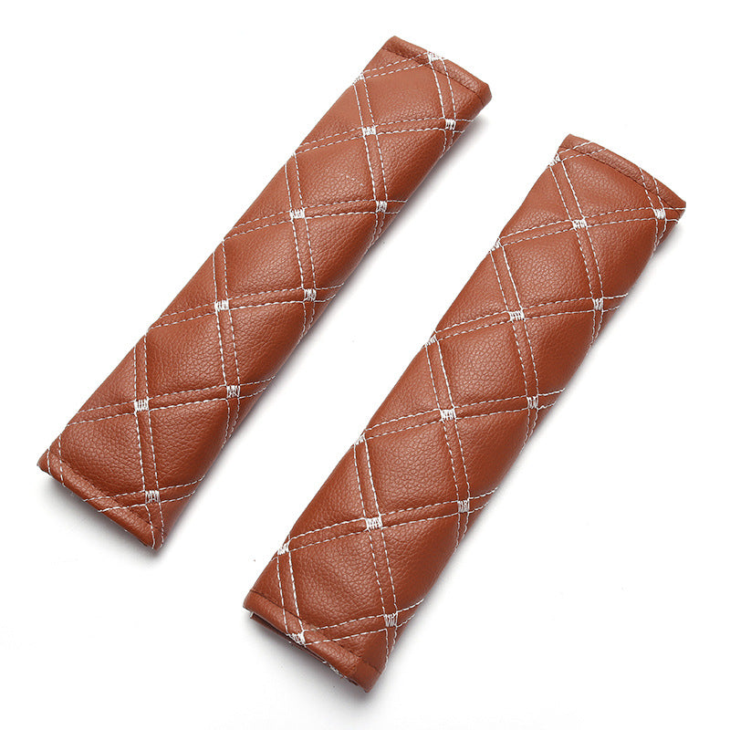 汽车安全带护肩套车载红酒护肩套车内饰品套装对装行车肩部保护套