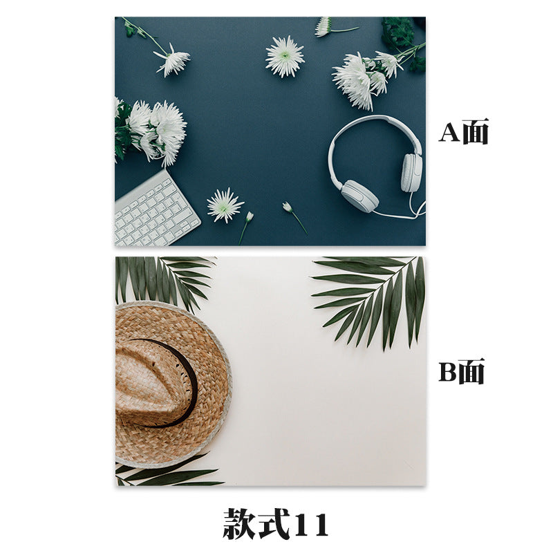 3D立体双面背景纸淘宝热卖拍照饰品美食摄影道具几何体背景道具