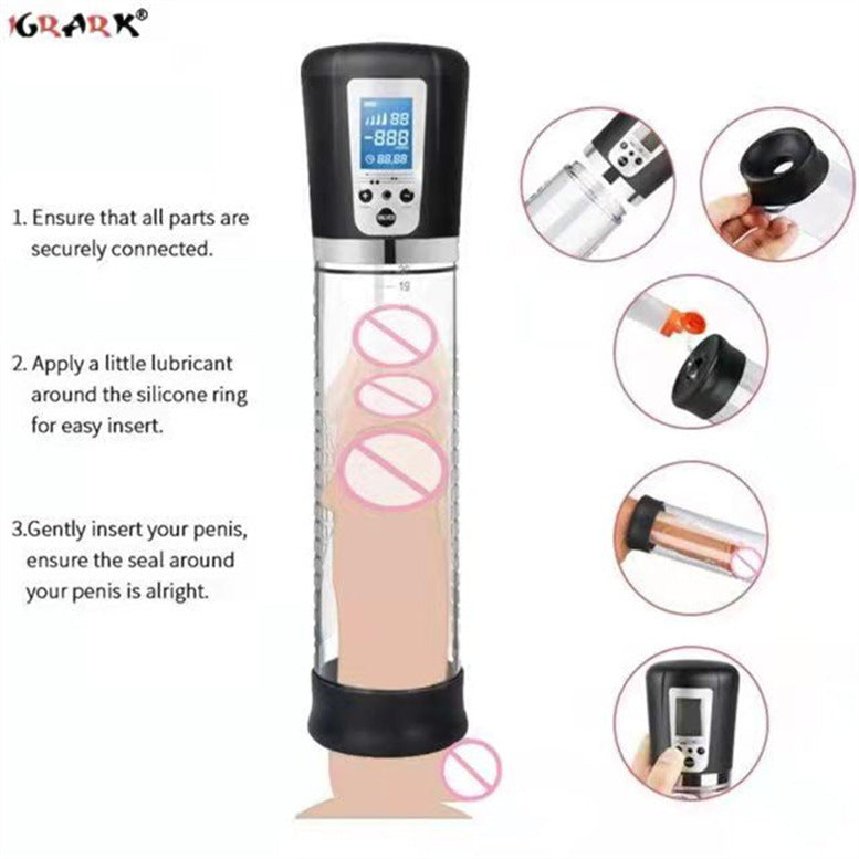 工厂热销 男士前列腺训练负压锻炼器 男用生物按摩拉伸训练器用品