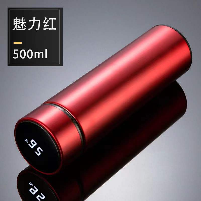 保温杯智能测温LED触摸数显示温度水杯情侣创意商务礼品印LOGO