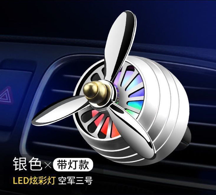 厂家批发车载车用出风口香熏旋转香水 汽车车内饰铝合金摆件 热卖
