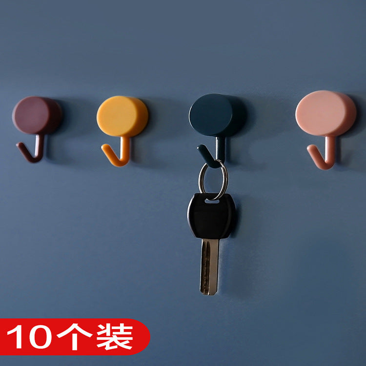 强力可爱挂钩北欧风厨房浴室粘钩免打孔墙壁挂钩便捷衣帽钩