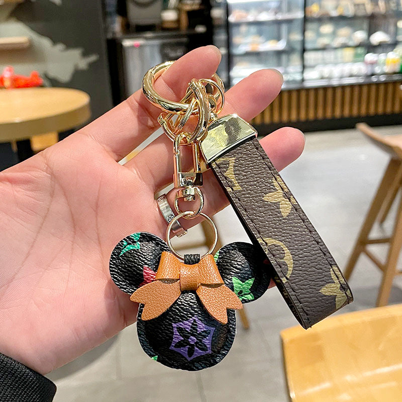 创意卡通老花米琪情侣包包挂件可爱书包挂饰小礼品批发汽车钥匙扣