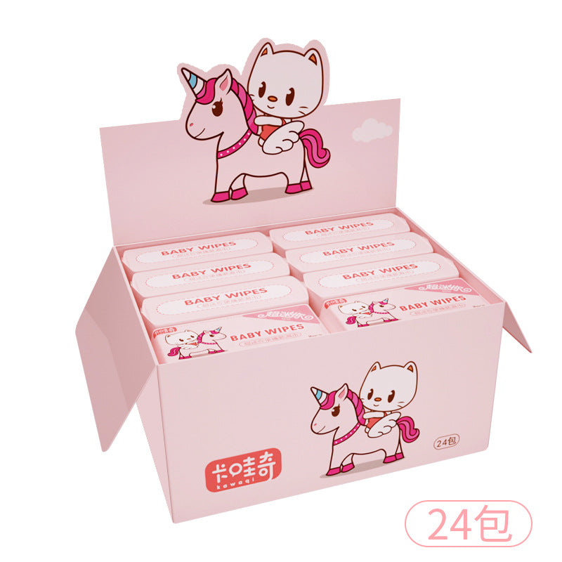 诚品店迷你湿巾纸便携小包儿童学生抽取式手口湿巾清洁卫生湿纸巾